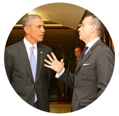 Barack Obama et Gérard Araud