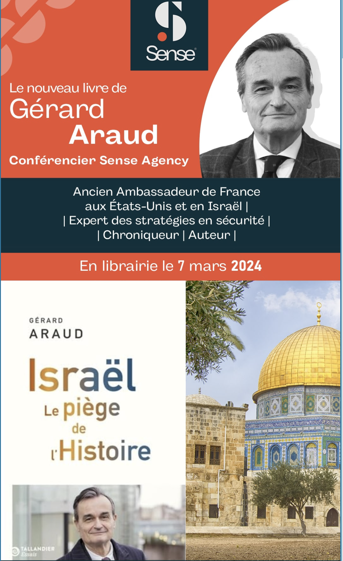 You are currently viewing Gérard Araud : Israël, le piège de l’histoire