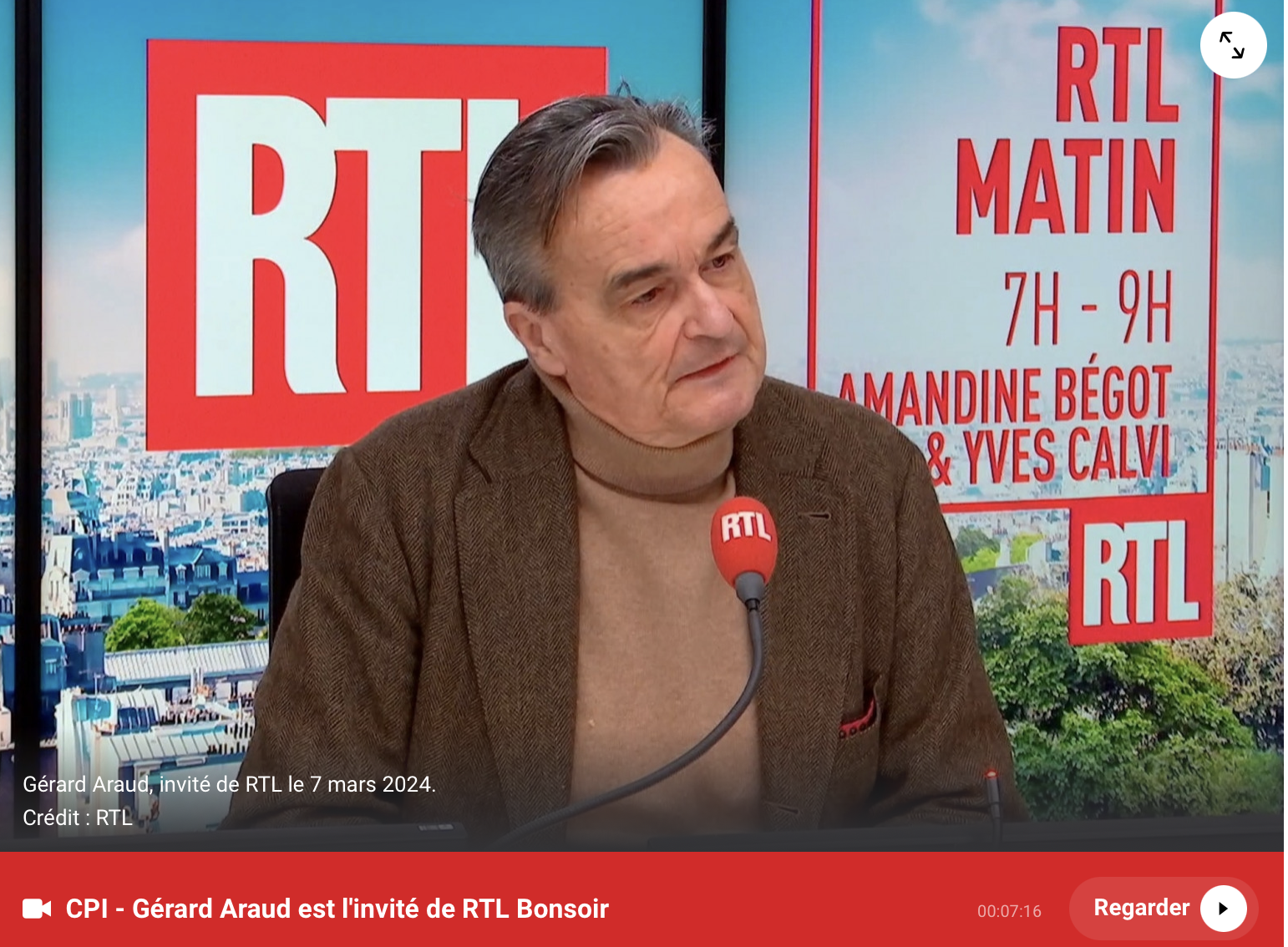 Lire la suite à propos de l’article Gérard Araud sur RTL